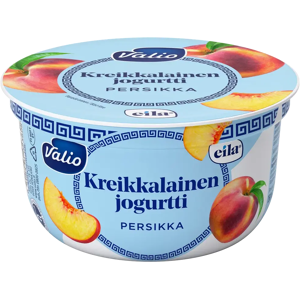 Valio kreikkalainen jogurtti persikka laktoositon 150 g Valio kreikkalainen jogurtti persikka laktoositon 150 g