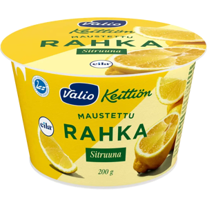 Valio Keittiön maustettu rahka sitruuna laktoositon 200 g Valio Keittiön maustettu rahka sitruuna laktoositon 200 g
