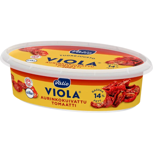 Viola Valio ® aurinkokuivattu tomaatti tuorejuusto laktoositon e200 g Viola Valio ® aurinkokuivattu tomaatti tuorejuusto laktoositon e200 g