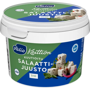 Valio Keittiön salaattijuusto kuutiot yrtti 160 g laktoositon Valio Keittiön salaattijuusto kuutiot yrtti 160 g laktoositon
