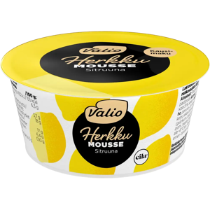 Valio Herkku mousse sitruuna laktoositon kausimaku 100 g Valio Herkku mousse sitruuna laktoositon kausimaku 100 g