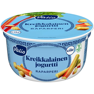 Valio kreikkalainen jogurtti raparperi laktoositon 150 g Valio kreikkalainen jogurtti raparperi laktoositon 150 g