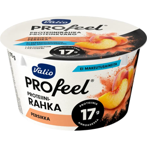 Valio PROfeel® proteiinirahka 175 g persikka laktoositon Valio PROfeel® proteiinirahka 175 g persikka laktoositon