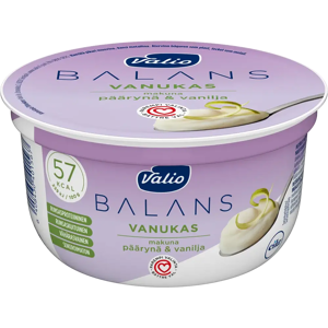Valio Balans vanukas päärynä-vanilja laktoositon 150 g Valio Balans vanukas päärynä-vanilja laktoositon 150 g