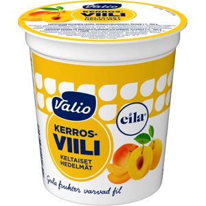 Valio kerrosviili keltaiset hedelmät 1 % laktoositon 200 g Valio kerrosviili keltaiset hedelmät 1 % laktoositon 200 g