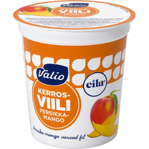 Valio kerrosviili persikka-mango 1 % laktoositon 200 g Valio kerrosviili persikka-mango 1 % laktoositon 200 g