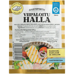 Juustoportti Halla 150 g viipaloitu paistettava juusto laktoositon Juustoportti Halla 150 g viipaloitu paistettava juusto laktoositon