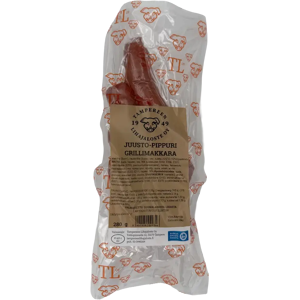 Tampereen Lihajaloste Juusto-Pippuri Grillimakkara 280g Tampereen Lihajaloste Juusto-Pippuri Grillimakkara 280g