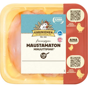 Kariniemen Kananpojan Minuuttipihvi maustamaton 290 g Kariniemen Kananpojan Minuuttipihvi maustamaton 290 g