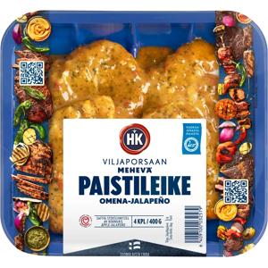 HK Viljaporsaan mehevä paistileike omena-jalapeno 400g HK Viljaporsaan mehevä paistileike omena-jalapeno 400g