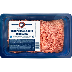 HK Viljaporsas- Nauta jauheliha 22% 1 kg HK Viljaporsas- Nauta jauheliha 22% 1 kg