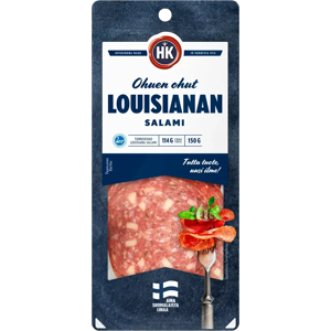 HK Ohuen ohut Louisianan salami 150 g HK Ohuen ohut Louisianan salami 150 g