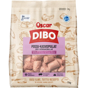 DIBO Possu-kasvispullat 1 kg DIBO Possu-kasvispullat 1 kg