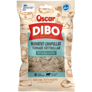 DIBO Kuivatut lihapullat koirille ja kissoille 100 g DIBO Kuivatut lihapullat koirille ja kissoille 100 g