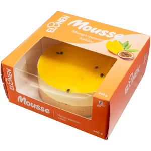 Elonen Mousse Mango-passion Kakku 440g Elonen Mousse Mango-passion Kakku 440g