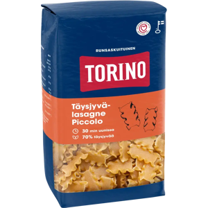 Torino 400g täysjyvä lasagne piccolo Torino 400g täysjyvä lasagne piccolo