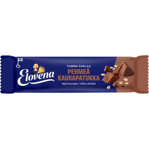 Elovena 30g tumma suklaa pehmeä kaurapatukka Elovena 30g tumma suklaa pehmeä kaurapatukka