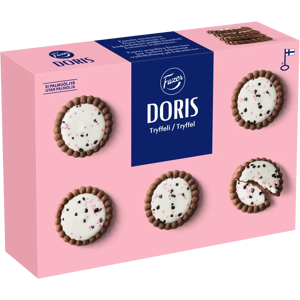 Fazer Doris Tryffeli täytekeksi 250g Fazer Doris Tryffeli täytekeksi 250g