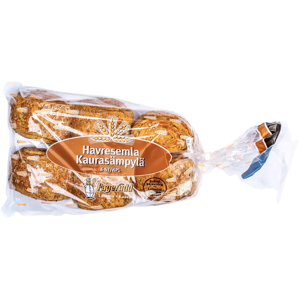 Bageri Fagerudd Leipomo Kaurasämpylä 6kpl/400g Bageri Fagerudd Leipomo Kaurasämpylä 6kpl/400g