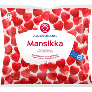 Pakkasmarja 100% suomalainen mansikka 1kg Pakkasmarja 100% suomalainen mansikka 1kg