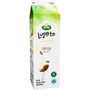 Arla Luonto+ AB vanilja laktoositon jogurtti 1 kg Arla Luonto+ AB vanilja laktoositon jogurtti 1 kg
