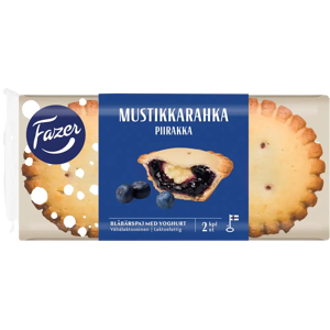 Fazer Mustikkarahkapiirakka 2kpl 140g Fazer Mustikkarahkapiirakka 2kpl 140g