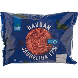 Kotimaista naudan jauheliha 17 % 700 g Kotimaista naudan jauheliha 17 % 700 g