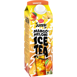 Marli Juissi Ice Tea Sokeriton Mango-meloni jääteejuoma 1 L Marli Juissi Ice Tea Sokeriton Mango-meloni jääteejuoma 1 L