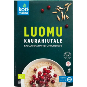 Kotimaista luomu kaurahiutale 850 g Kotimaista luomu kaurahiutale 850 g