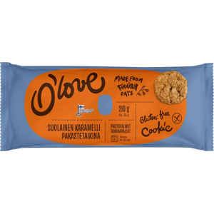 Porokylän O'love Suolainen karamelli cookietaikina 6 kpl / 210 g gluteeniton pakaste Porokylän O'love Suolainen karamelli cookietaikina 6 kpl / 210 g gluteeniton pakaste