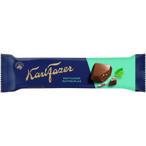 Karl Fazer maitosuklaapatukka minttucrisp 37g Karl Fazer maitosuklaapatukka minttucrisp 37g