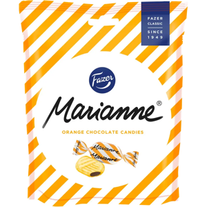 Fazer Marianne Appelsiini makeispussi 220g Fazer Marianne Appelsiini makeispussi 220g