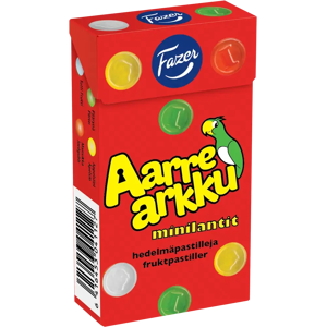 Fazer Aarre Arkku minilantit hedelmäpastillit 38g Fazer Aarre Arkku minilantit hedelmäpastillit 38g