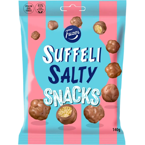Fazer Suffeli Salty Snacks karkkipussi 140g Fazer Suffeli Salty Snacks karkkipussi 140g