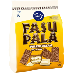 Fazer Fasupala Valkosuklaa vohvelikeksi 199g Fazer Fasupala Valkosuklaa vohvelikeksi 199g