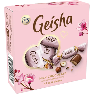 Geisha Fazer Mini suklaakonvehti rasia 42g Geisha Fazer Mini suklaakonvehti rasia 42g