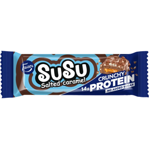 Fazer Susu Crunchy suolainen toffee proteiinipatukka 45g Fazer Susu Crunchy suolainen toffee proteiinipatukka 45g