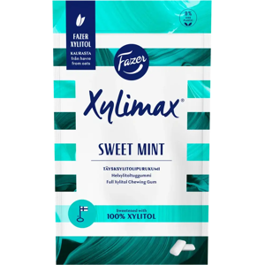 Fazer - Xylimax Sweet Mint - 80 g - Täyksylitolipurukumi Fazer - Xylimax Sweet Mint - 80 g - Täyksylitolipurukumi