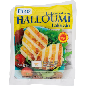 Filos laktoositon halloumi-juusto PDO 150g Filos laktoositon halloumi-juusto PDO 150g