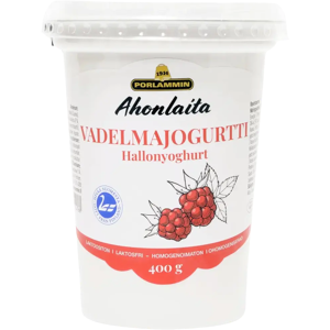 Porlammin Ahonlaita Vadelmajogurtti 400g Porlammin Ahonlaita Vadelmajogurtti 400g