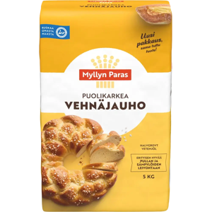 Myllyn Paras Puolikarkea Vehnäjauho 5kg Myllyn Paras Puolikarkea Vehnäjauho 5kg