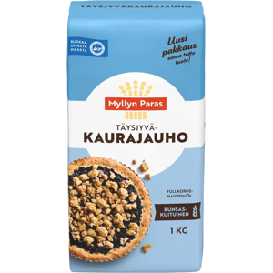 Myllyn Paras Täysjyväkaurajauho 1 kg Myllyn Paras Täysjyväkaurajauho 1 kg