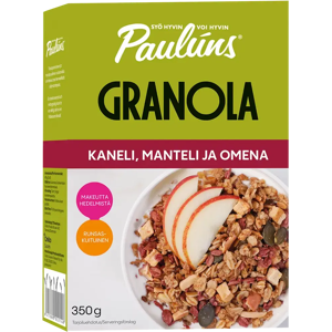 Paulúns kaneli, manteli ja omena granola 350g Paulúns kaneli, manteli ja omena granola 350g