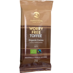 Dammenberg luomu, reilunkaupan Toffee suklaalevy 70g Dammenberg luomu, reilunkaupan Toffee suklaalevy 70g