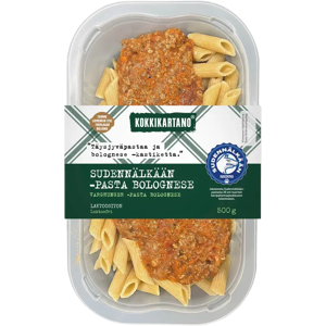 Kokkikartano Sudennälkään -pasta bolognese 500g Kokkikartano Sudennälkään -pasta bolognese 500g