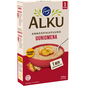 Fazer Alku Uuniomena annospikapuuro 200 g (5 x 40 g) Fazer Alku Uuniomena annospikapuuro 200 g (5 x 40 g)
