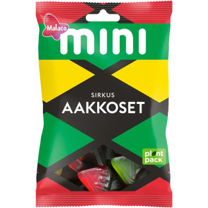 Malaco Aakkoset Mini Sirkus makeissekoitus 120g Malaco Aakkoset Mini Sirkus makeissekoitus 120g