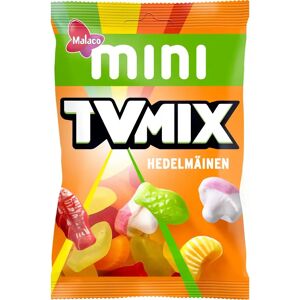 Cloetta Malaco Tv Mix Mini Hedelmäinen makeissekoitus 110g Cloetta Malaco Tv Mix Mini Hedelmäinen makeissekoitus 110g