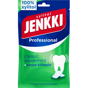 Jenkki Professional Classic Spearmint täysksylitolipurukumi 90g Jenkki Professional Classic Spearmint täysksylitolipurukumi 90g