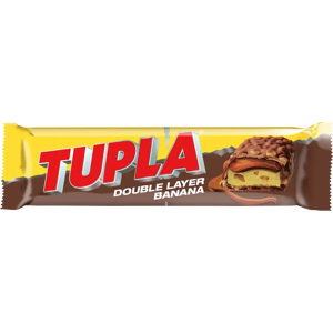 Tupla Double Layer Banana suklaapatukka 48g Tupla Double Layer Banana suklaapatukka 48g